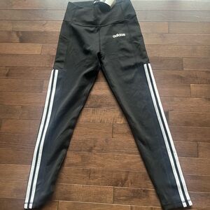 Adidas black leggings size small